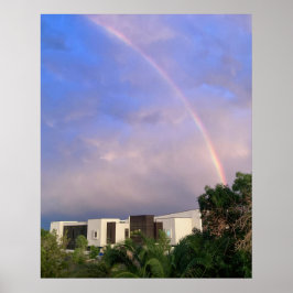Las Vegas Regenbogen nach dem Sturm Poster