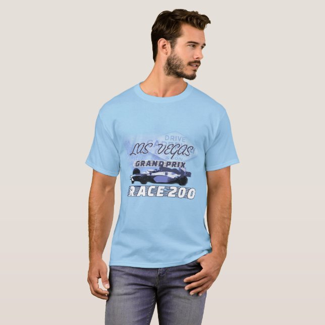 Las Vegas-Rennwagen Grandprix T-Shirt (Vorne ganz)