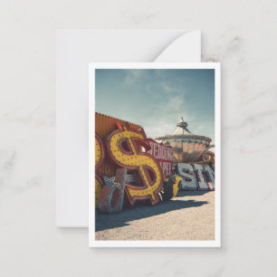 Las Vegas Retro Casino Hochzeit Vielen Dank Karte