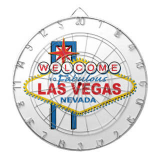 Las Vegas Retro Sign Dartscheibe