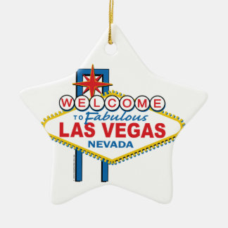 Las Vegas Retro Sign Keramikornament