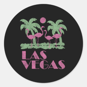Las Vegas Runder Aufkleber