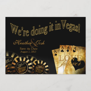 Las Vegas Save the Date (Kontakt 2 personalisieren