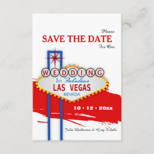 Las Vegas Schild Save the Date Ankündigung