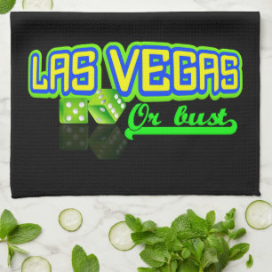 Las Vegas serviettes de cuisine personnalisées