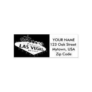 Las Vegas Sign 2.15" x 0.78" Briefmarke für benutz Permastempel