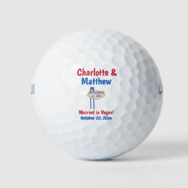 Las Vegas Sign Gastgeschenk Hochzeit Golfball