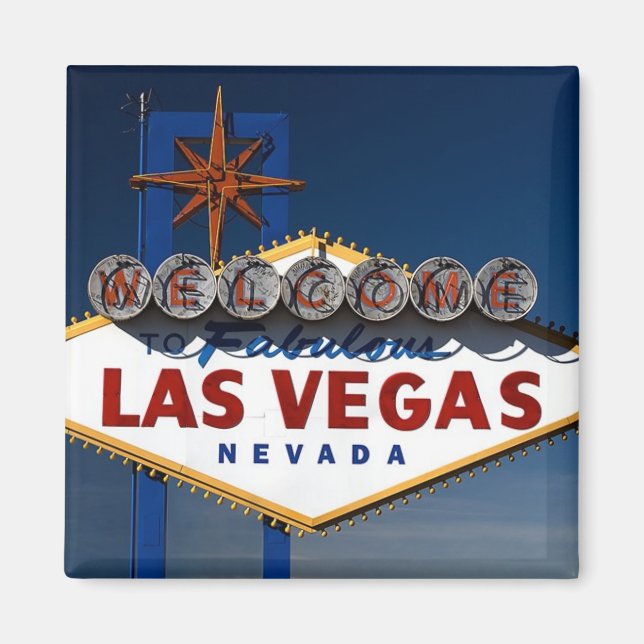 Las Vegas Sign Magnet (Vorne)