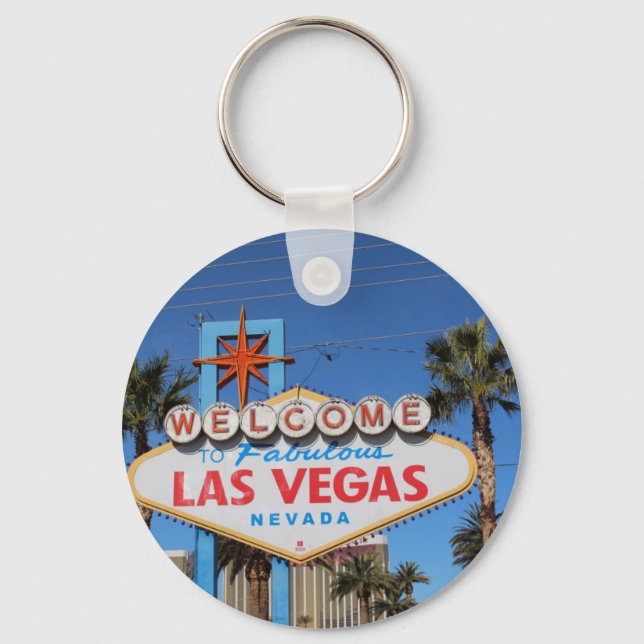 Las Vegas Sign Nevada Casino Sehenswürdigkeit Schlüsselanhänger (Vorderseite)