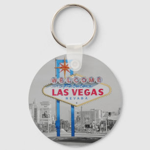 Las Vegas Sign Retro Schlüsselanhänger