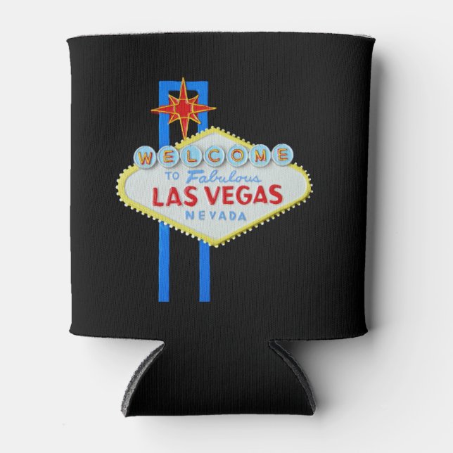 Las Vegas Sign schwarz Dosenkühler (Vorderseite)