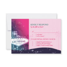 Las Vegas Sign Wedding Menü UAWG