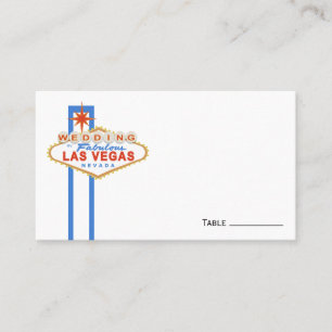 Las Vegas Sign Wedding Platzkarten