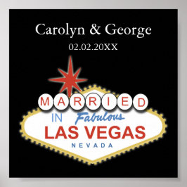 Las vegas signboard poster