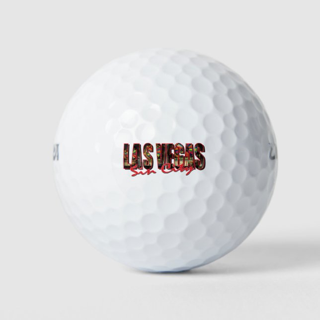 Las Vegas Sin City Golfball (Vorderseite)