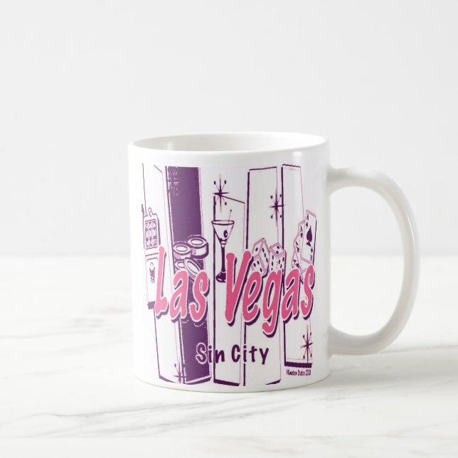 Las Vegas Sin City Kaffeetasse (Rechts)