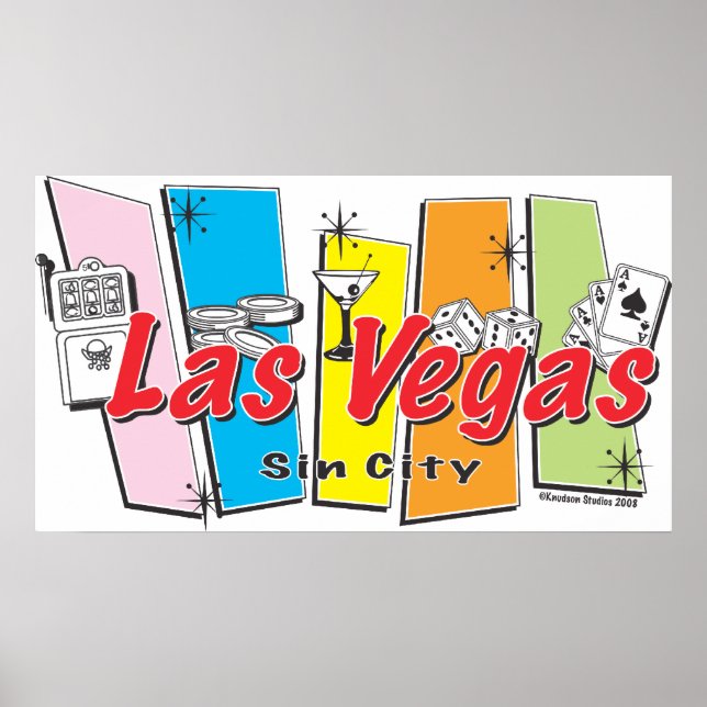 Las Vegas Sin City Poster (Vorne)