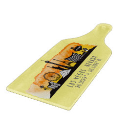 Las Vegas Skyline Latitude Schneidebrett