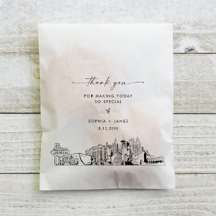 Las Vegas Skyline Wedding Vielen Dank für Ihre Unt Geschenktütchen