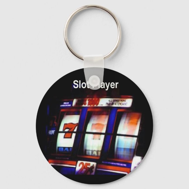 Las Vegas Slot Player 777 Schlüsselanhänger (Vorderseite)