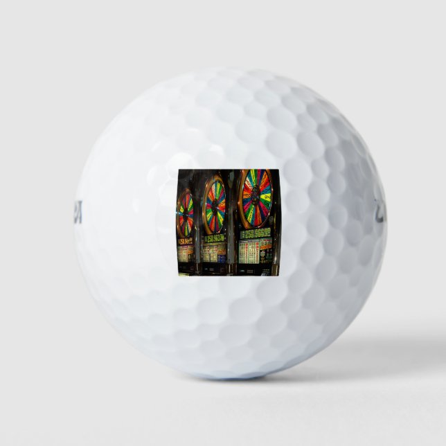 Las VEGAS-SLOTS Golfball (Vorderseite)