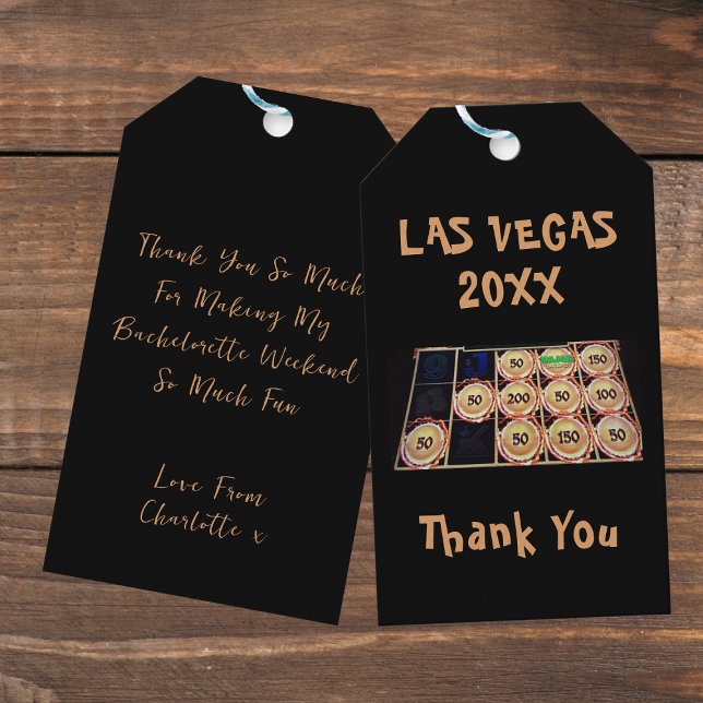 Las Vegas Slots | Junggeselinnen-Abschied Vielen D Geschenkanhänger (Back And Front)