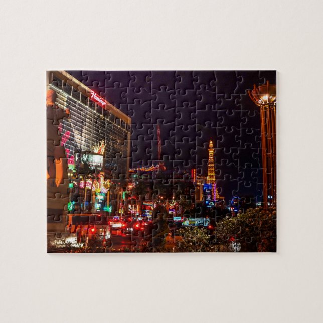 Las Vegas-Stadt beleuchtet Puzzlen (Horizontal)