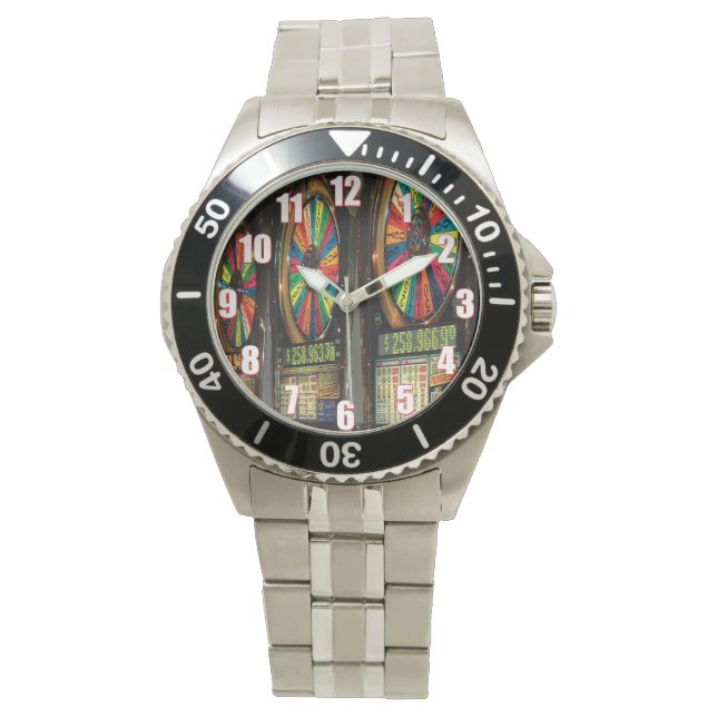 Las Vegas Steckeruhr - Sehen Armbanduhr (Vorderseite)