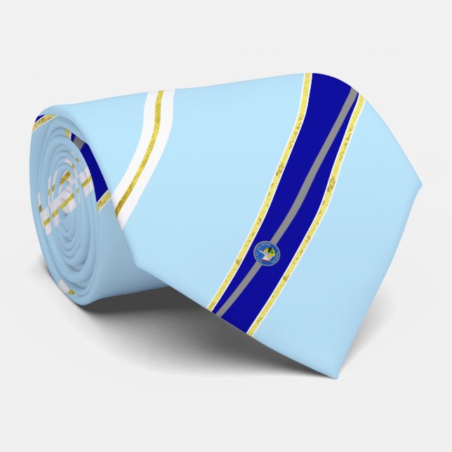 Las Vegas Streifen Flagge Neck Tie Krawatte (Gerollt)