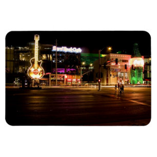 Las Vegas-Streifen-@ Nachtflexibler Magnet #5
