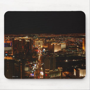 Las Vegas-Streifen nachts Mousepad