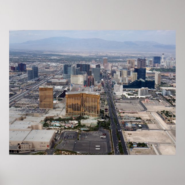 Las Vegas Strip Aerial View 2009 Poster (Vorne)