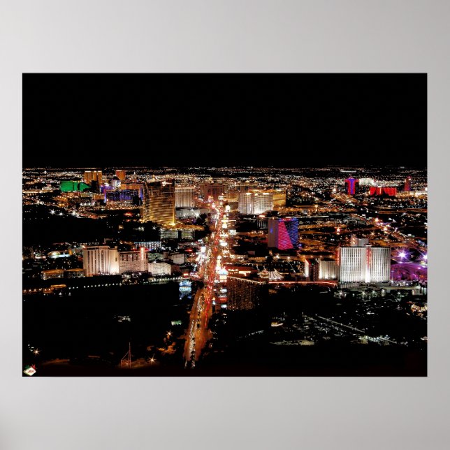 Las Vegas Strip Foto Poster Print (Vorne)