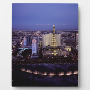 Las Vegas Strip Luftseilbahn Casino Fotoplatte