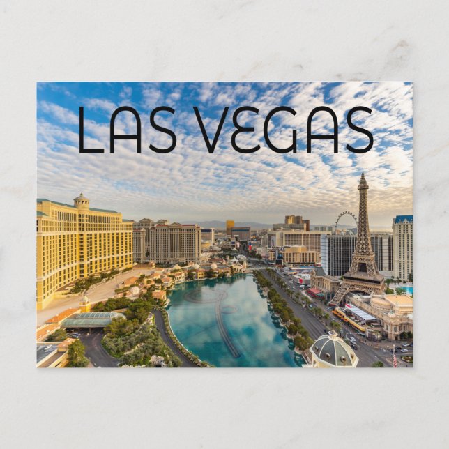Las Vegas Strip Nevada USA Staaten Amerika Postkarte (Vorderseite)