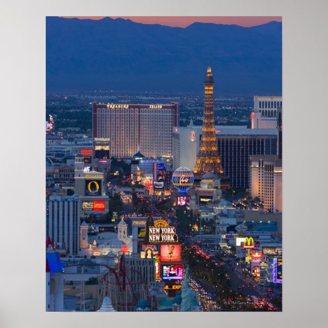 Las Vegas Strip Poster (Vorne)