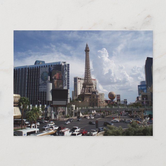Las Vegas Strip Postkarte. Postkarte (Vorderseite)