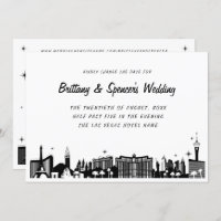 Las Vegas Strip Skyline Ändern Sie das Datum