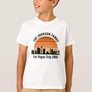 Las Vegas Strip Sonnenuntergang Individuelle Ferie T-Shirt
