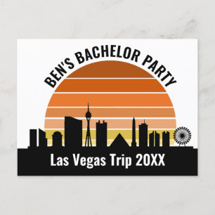 Las Vegas Strip Sonnenuntergang Individuelle Reise Postkarte
