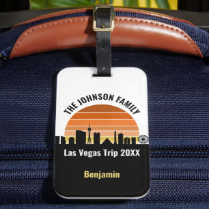Las Vegas Strip Sunset Custom Vacation Gepäckanhänger