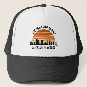 Las Vegas Strip Sunset Custom Vacation Truckerkappe