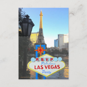 Las Vegas Strip View UAWG RSVP Karte
