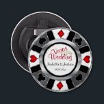 Las Vegas Styled Wedding Silver, Grau, White & Red Flaschenöffner<br><div class="desc">Flaschenöffner. Personalisieren Sie Las Vegas Styled Wedding - Silber, Grau, Weiß & Rot. 📌 Wenn Sie weitere Anpassungen benötigen, klicken Sie bitte auf den Button "Weitere Anpassungen vornehmen" oder "Design anpassen oder bearbeiten" und verwenden Sie unser Designwerkzeug, um die Größe, den Rotation, die Textfarbe, den Text und so weiter zu...</div>