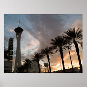 Las Vegas Sunset Poster Print