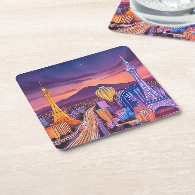 Las Vegas Theme Untersetzer (angewinkelt)