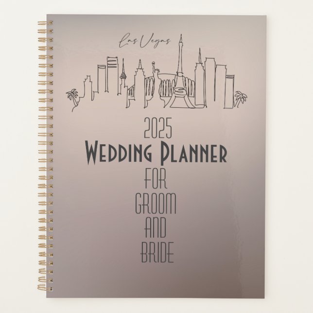 Las Vegas-Themed Wedding Planer (Vorderseite)