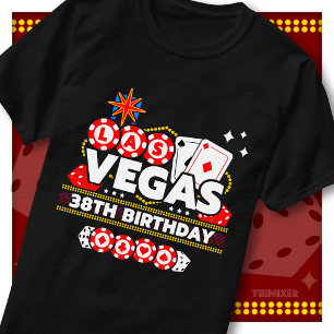 Las Vegas Trip 38. Geburtstagsfeier Gruppe Crew T-Shirt