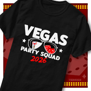 Las Vegas Urlaubs-Party-Squad-Crew Vegas 2026 T-Shirt