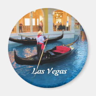 Las Vegas Venedig Gondoliers Magnet